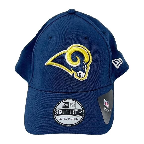 New Era Other - New Era 39Thirty Men Women Cap Los Angeles Rams League Navy Blue Adjustable Hat